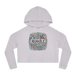 Pastel Beach Vibe Cropped Hooded Sweatshirt - Dipaliz - Hoodies - Xs