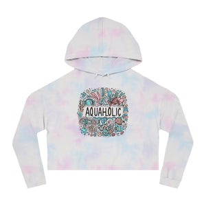 Pastel Beach Vibe Cropped Hooded Sweatshirt - Dipaliz - Hoodies - Xs