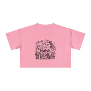 Women’s Crop Tee Bold Beach Vibes Summer Style - Dipaliz - Bubblegum / Xs - Tops