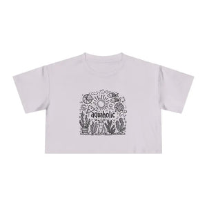 Women’s Crop Tee Bold Beach Vibes Summer Style - Dipaliz - Orchid / Xs - Tops