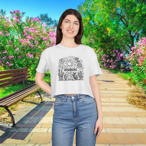 Women’s Crop Tee Bold Beach Vibes Summer Style - Dipaliz - White / Xs - Tops