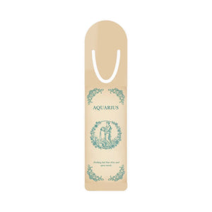 Aquarius Zodiac Bookmark – Astrology Metal Page Marker with ?Nothing but the Blue Skies’ Quote - Bookmarks
