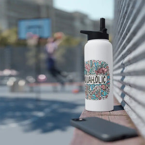 Stainless Steel Water Bottle Double Wall Insulated Hot Cold Dipaliz - 32oz / White - Bottles