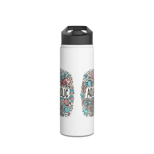 Stainless Steel Water Bottle Double Wall Insulated Hot Cold Dipaliz - 18oz / White - Bottles