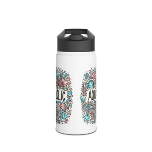 Stainless Steel Water Bottle Double Wall Insulated Hot Cold Dipaliz - 12oz / White - Bottles
