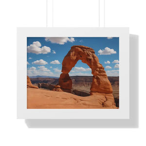 Breathtaking Arches National Park Framed Print - Dipaliz - 14″ x 11″ / White - Prints
