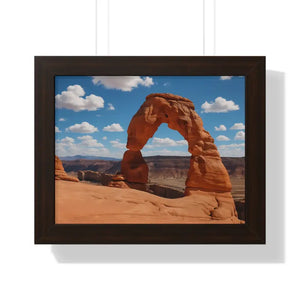 Breathtaking Arches National Park Framed Print - Dipaliz - 14″ x 11″ / Walnut - Prints