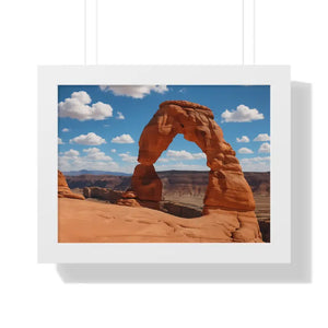 Breathtaking Arches National Park Framed Print - Dipaliz - 16″ x 12″ / White - Prints