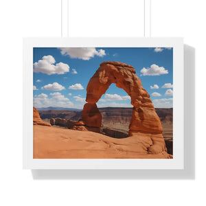 Breathtaking Arches National Park Framed Print - Dipaliz - 20’’ x 16’’ / White - Prints