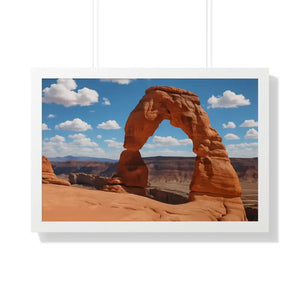 Breathtaking Arches National Park Framed Print - Dipaliz - 30’’ x 20’’ / White - Prints