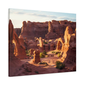 Arches National Park Matte Canvas – Radiata Pine - Dipaliz - Prints