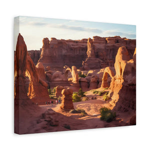 Arches National Park Matte Canvas – Radiata Pine - Dipaliz - Prints
