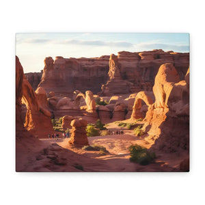 Arches National Park Stunning Matte Canvas Wall Art - Dipaliz - 10’’ x 8’’ (horizontal) / 1.25’’ - Prints