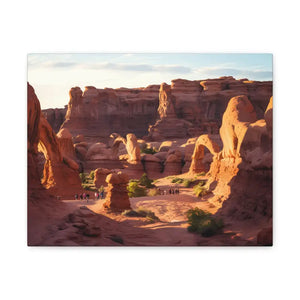 Arches National Park Stunning Matte Canvas Wall Art - Dipaliz - 14″ x 11″ (horizontal) / 1.25’’ - Prints