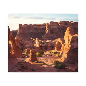 Arches National Park Stunning Matte Canvas Wall Art - Dipaliz - 24’’ x 20’’ (horizontal) / 1.25’’ - Prints