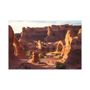 Arches National Park Stunning Matte Canvas Wall Art - Dipaliz - 36″ x 24″ (horizontal) / 1.25’’ - Prints