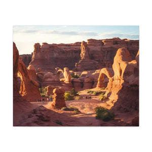 Arches National Park Stunning Matte Canvas Wall Art - Dipaliz - 30’’ x 24’’ (horizontal) / 1.25’’ - Prints