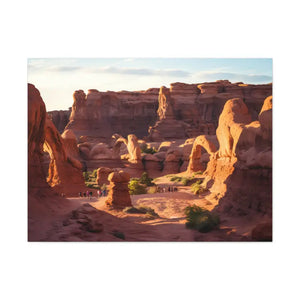Arches National Park Stunning Matte Canvas Wall Art - Dipaliz - 40’’ x 30’’ (horizontal) / 1.25’’ - Prints