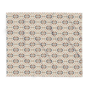 Home Decor - Arctic Fleece Blanket - Geometric Cozy Throw Neutral - Dipaliz