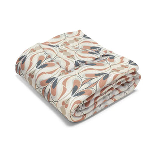 Home Decor - Arctic Fleece Blanket - Geometric Cozy Throw Neutral - Dipaliz