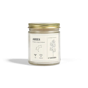 Custom Aries Candle – Coconut Apricot Wax - Dipaliz - Candles