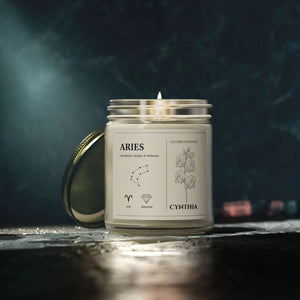 Custom Aries Candle – Coconut Apricot Wax - Dipaliz - Candles