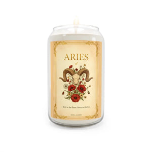 Aries Scented Soy – Floral Ram 13.75oz - Dipaliz - Candles