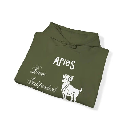 Aries Zodiac Hooded Sweatshirt: Ultimate Cozy Style! - Hoodie