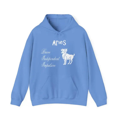 Aries Zodiac Hooded Sweatshirt: Ultimate Cozy Style! - Hoodie