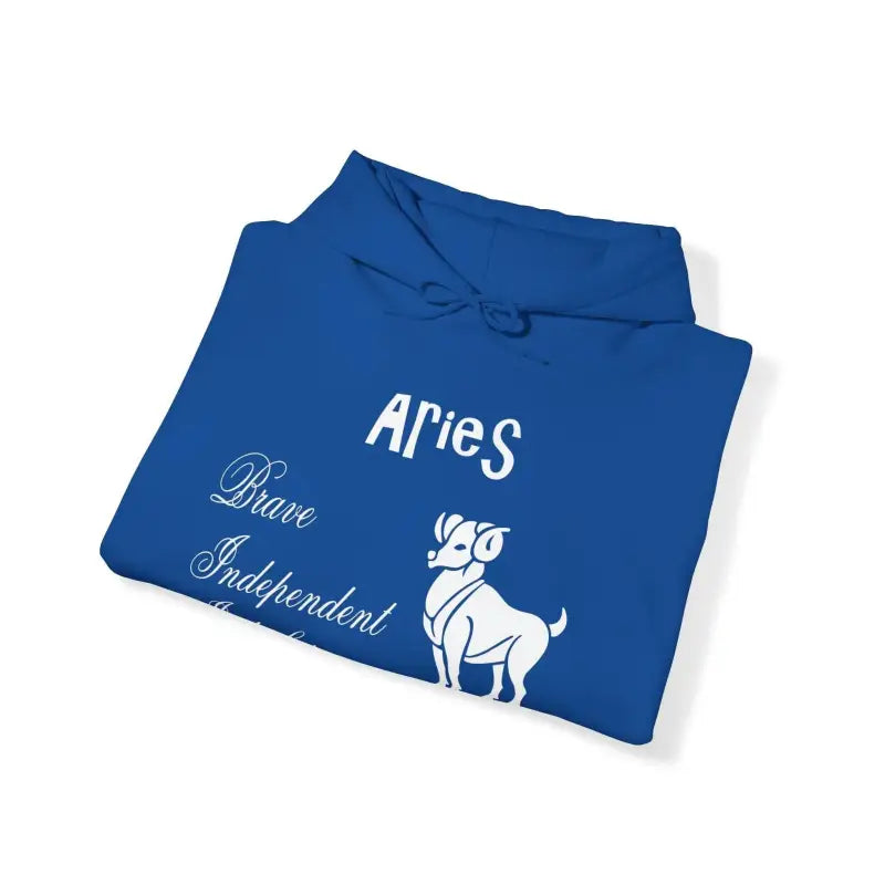 Aries Zodiac Hooded Sweatshirt: Ultimate Cozy Style! - Hoodie