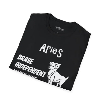 Aries Zodiac Sign Unisex Softstyle T-shirt