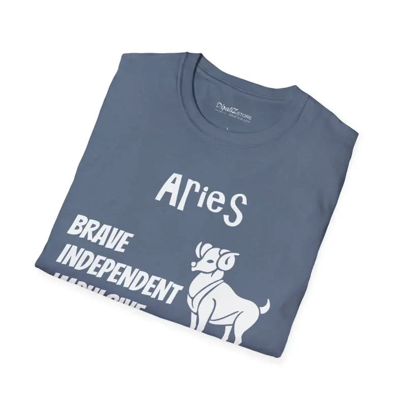 Aries Zodiac Sign Unisex Softstyle T-shirt