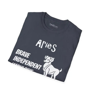Aries Zodiac Sign Tee - Bold Trailblazer Style - Dipaliz - T-shirts