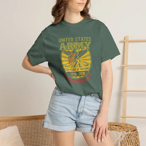 Army 250th Anniversary T-shirt, United States 1776–2026 Commemorative Tee - T-shirts - m