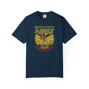 Army 250th Anniversary T-shirt, United States 1776–2026 Commemorative Tee - T-shirts - m