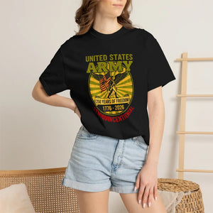 Army 250th Anniversary T-shirt, United States 1776–2026 Commemorative Tee - T-shirts - m