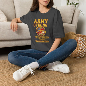 Army Strong T-shirt – Semiquincentennial Military Tribute - Dipaliz - T-shirts - m