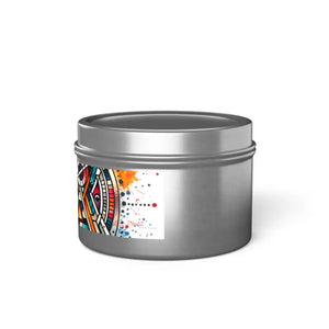 Tin Candles Abstract Pattern Chic Home Fragrance - Dipaliz