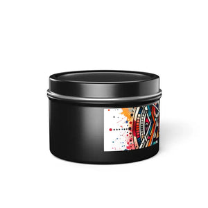 Tin Candles Abstract Pattern Chic Home Fragrance - Dipaliz