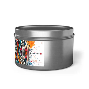 Tin Candles Abstract Pattern Chic Home Fragrance - Dipaliz