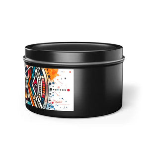 Tin Candles Abstract Pattern Chic Home Fragrance - Dipaliz