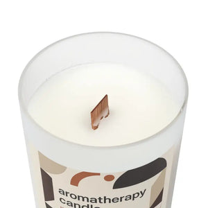 Frosted Glass Aromatherapy Candle - Soothing Glow Serenity - Dipaliz - Candles