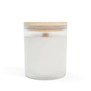 Frosted Glass Aromatherapy Candle - Soothing Glow Serenity - Dipaliz - Candles