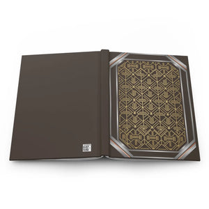 Art Deco Pattern Hardcover Journal - Geometric Notebook - Dipaliz - Journals