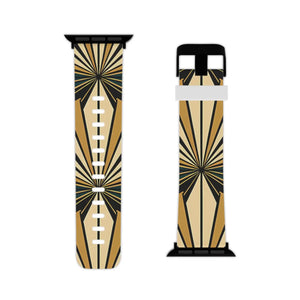 Art Deco Apple Watch Band - Sunburst Vintage - Dipaliz - Bands