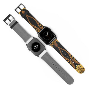 Art Nouveau Apple Watch Band - Vintage Faux Leather - Dipaliz - Bands