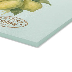 Premium Artisan Lemon Glass Cutting Board - Vibrant Citrus - Dipaliz - Boards