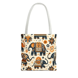 Artistic Elephants Tote Bags - Dye Sublimation - Dipaliz