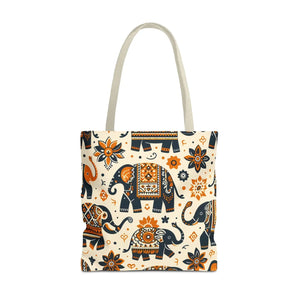 Artistic Elephants Tote Bags - Dye Sublimation - Dipaliz