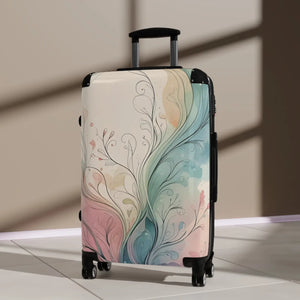 Artistic Floral Suitcase - Boho Style Travel Gear - Dipaliz - Suitcases